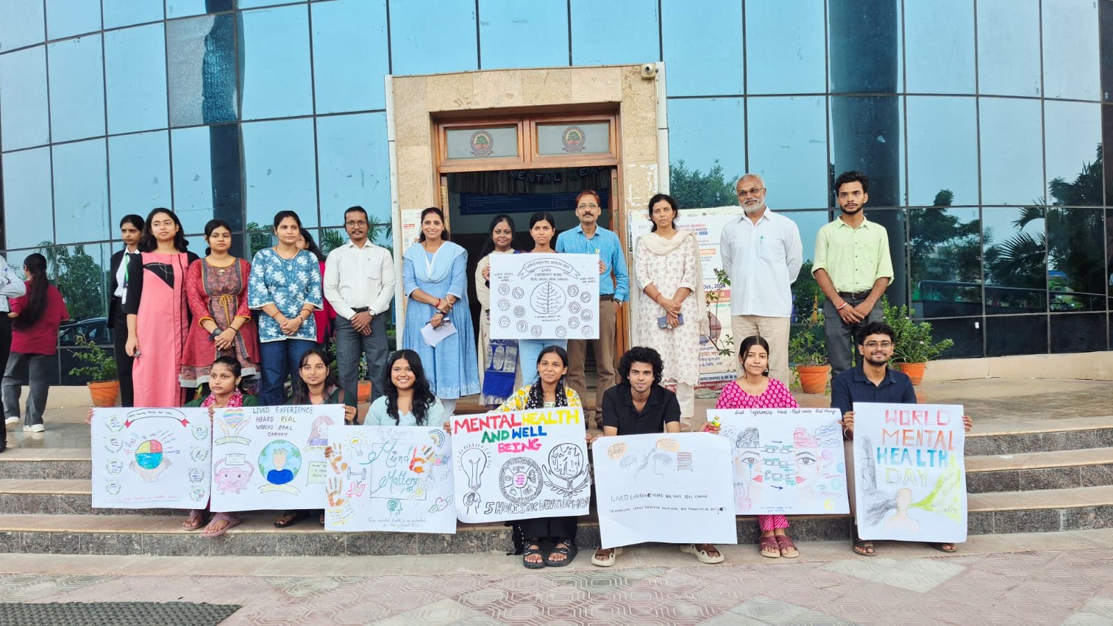 CUSB GAYA : सीयूएसबी में विश्व मानसिक स्वास्थ्य सप्ताह के अंतर्गत भाषण एवं पोस्टर मेकिंग प्रतियोगिता का आयोजन